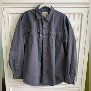 Outdoor button down shirt.